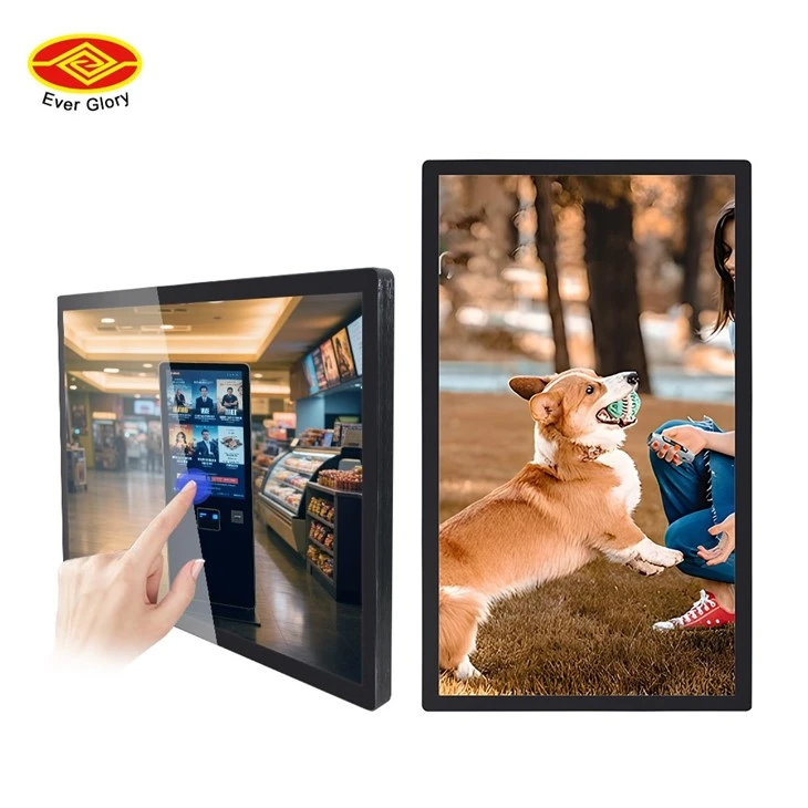 27 Inch Touch Screen Monitor Vertical Display Kiosk factory